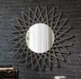 Industrial Metal Starburst Mirror